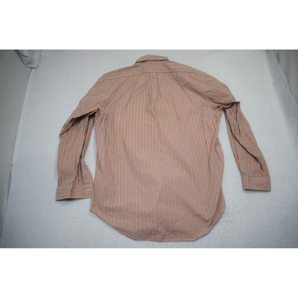 Polo Ralph Lauren Dress Shirt Striped Classic Fit Long Sleeve Mens Size 16 Large